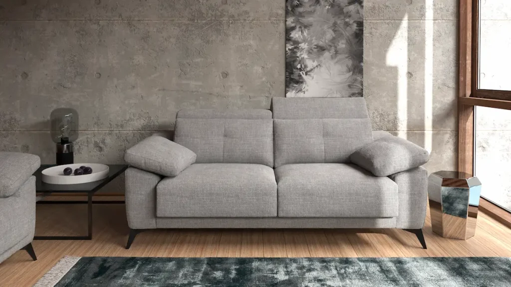 Sofá en Burriana con diseño actual y tapizado resistente