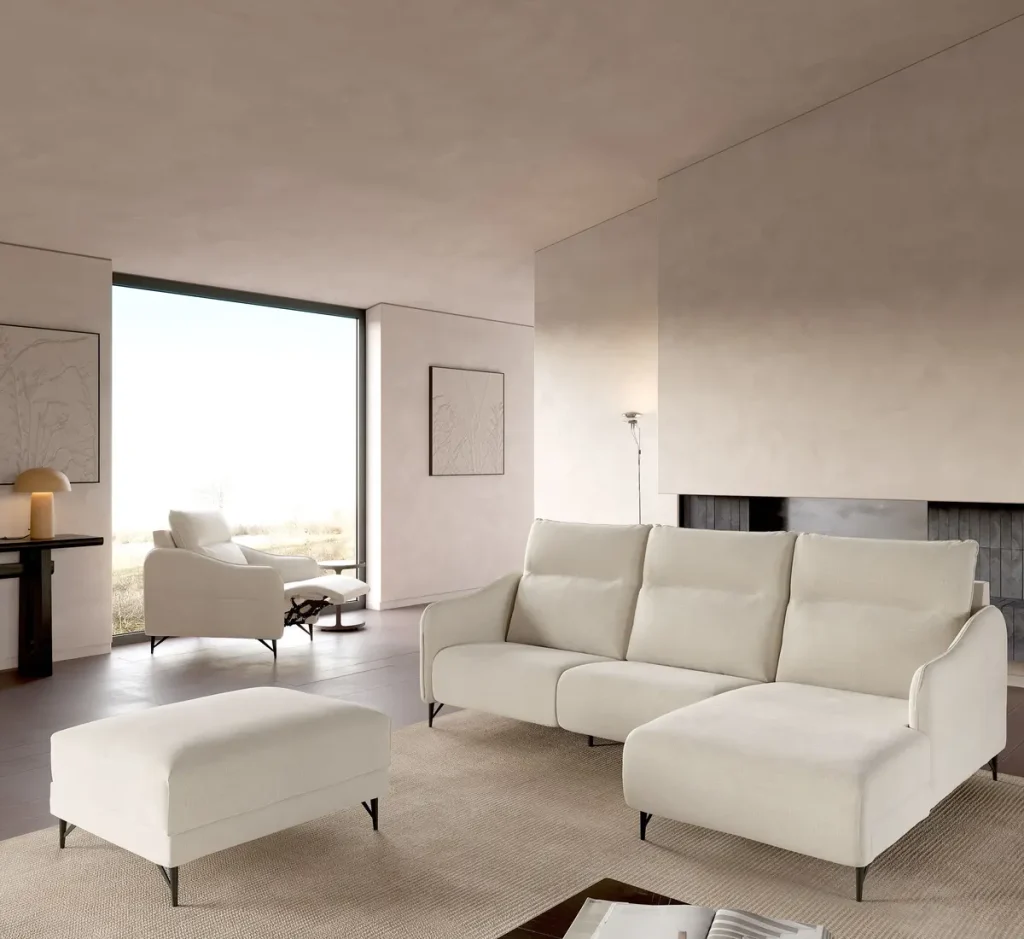 Sofá en Villena con estilo elegante y tapizado resistente